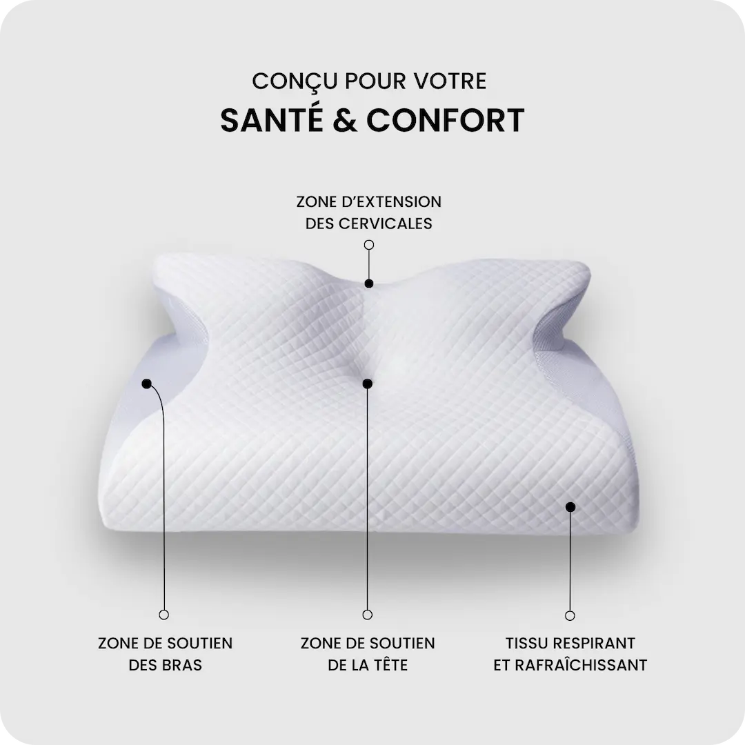 Oreiller Cervical Ergonomique