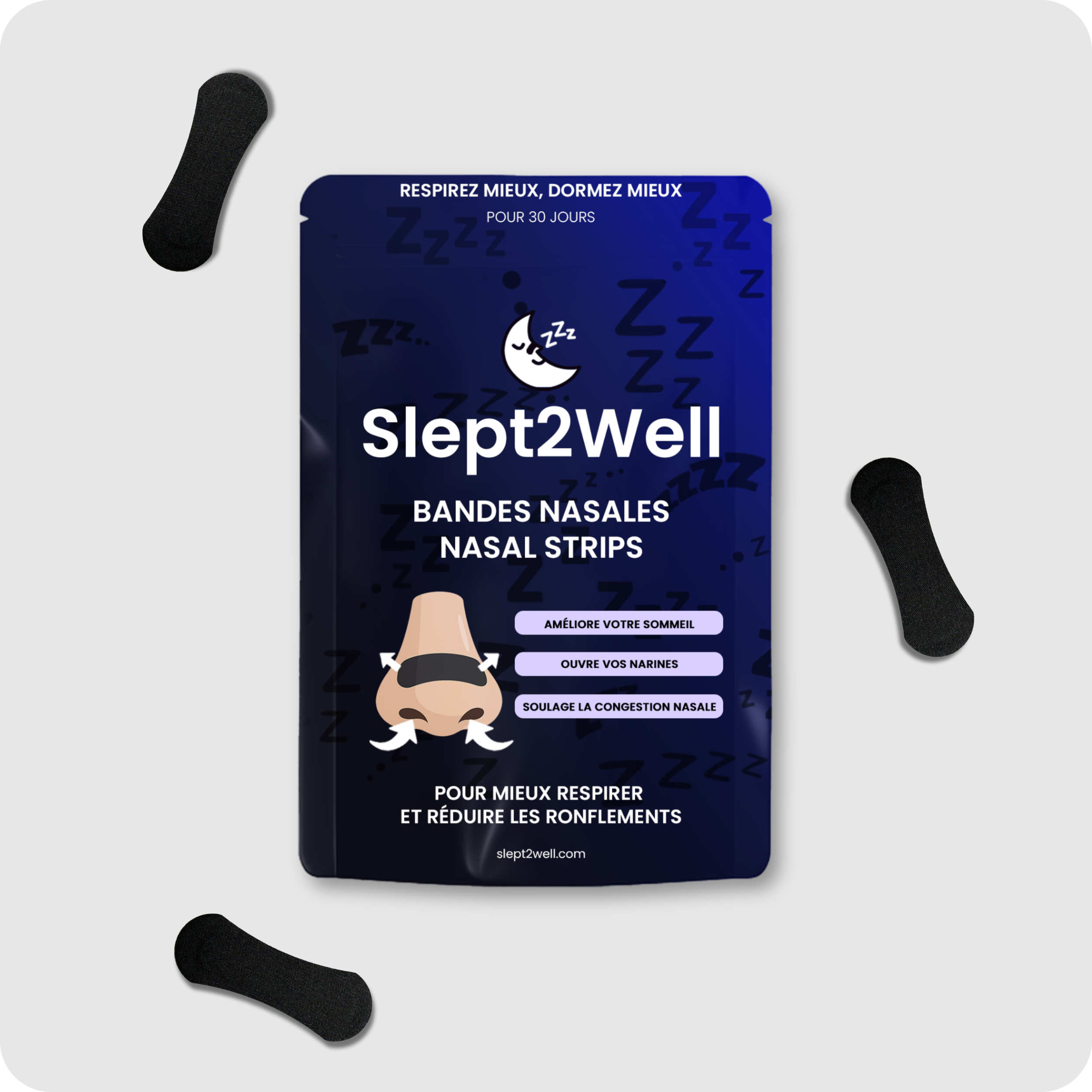 Bandelettes nasales - Nasal Strips